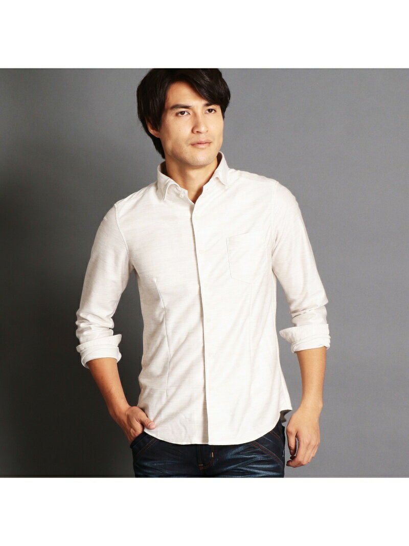 【SALE／73%OFF】NICOLE CLUB FOR MEN ホリゾンタルカラーシャツ ニコル シャツ/ブラウス 長袖シャツ グレー ベージュ ブラック ネイビー【RBA_E】