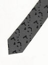 MONSIEUR NICOLE ex/tra 【ex/tra】グラフィックジャカード ネクタイ ニコル ファッション雑貨 その他のファッション雑貨 ブルー ブラ...