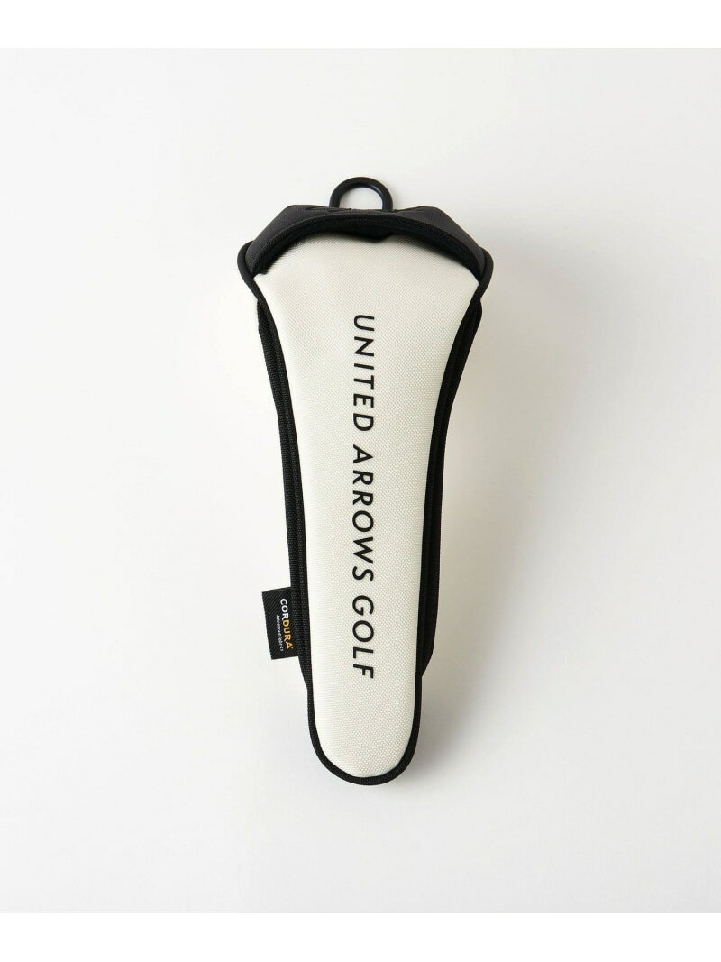 UNITED ARROWS GOLF コーデュラ フェアウェイウッド ヘッドカバー ユナイテッドアローズ スポーツ・アウトドア用品 ゴルフグッズ ホワイト ブラック【送料無料】