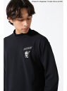 Jack Bunny!! ダンボール裏カノコ長袖モックネックカットソー ジャックバニー トップス その他のトップス ホワイト グリーン ブラック ピンク【送料無料】