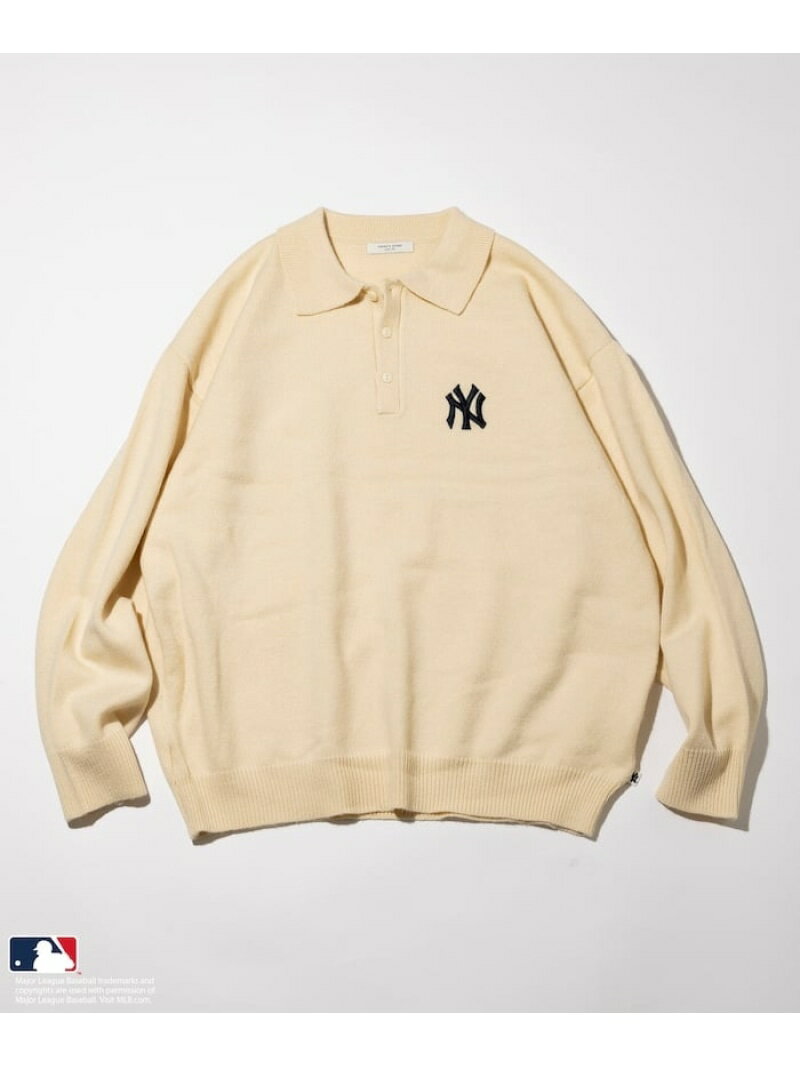 FREAK'S STORE MLB 25SS フリークスストア トップス ニット グレー ブラック ホワイト【送料無料】