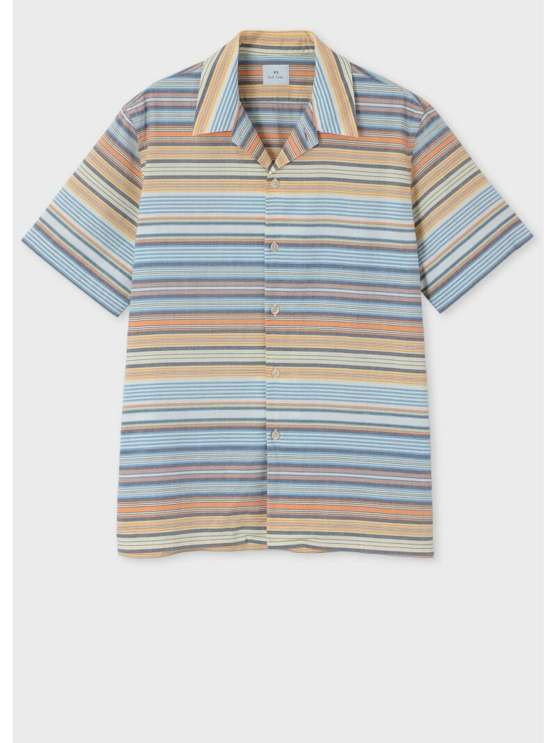【SALE／30%OFF】PS Paul Smith マルチボーダー オープンカラーシャツ ポール・スミス トップス シャツ・ブラウス【RBA_E】【送料無料】のサムネイル