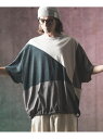 GLIMCLAP mt9005- Switching imapct design T-shirt U Tシャツ カンビオ トップス カットソー・Tシャツ【送料無料】