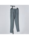 ABAHOUSE LASTWORD 【TRABEST】1タック イージースラックス アバハウス パンツ スラックス・ドレスパンツ ホワイト グレー グリーン【送料無料】(4)