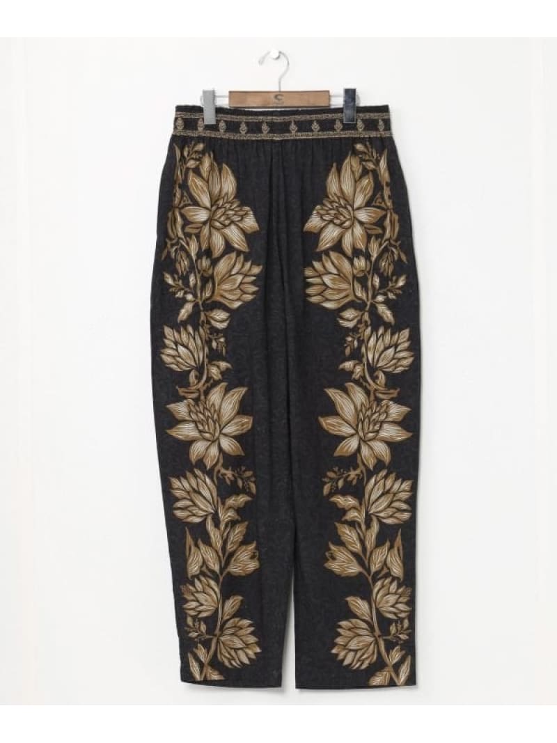 チャイハネ 【チャイハネ】ロエティメンズパンツ アミナコレクション パンツ その他のパンツ ブラック ホワイト オレンジ【送料無料】(4)