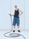 【SALE/50%OFF】BEAVER B omnivore/ビーオムニボー DENIM BELT SHORTS デニムベルトショーツ ビーバー パンツ その他のパンツ ブルー ブラック【RBA_E】【送料無料】(4)