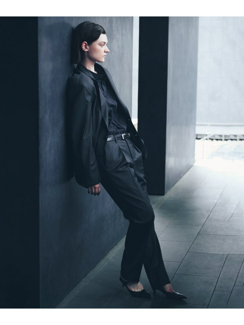 【SALE／60%OFF】COMME CA MEN 【COMME CA MEN】【ブライトリーセットアップ】マニッシュストライプ 2WAYストレッチ ワンタックテーパードパンツ コムサメン スーツ・フォーマル スーツパンツ グレー【RBA_E】【送料無料】