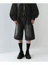 【SALE/30%OFF】HARE デニムクロップドパンツ ハレ トップス その他のトップス ブラック ブルー【RBA_E】【送料無料】