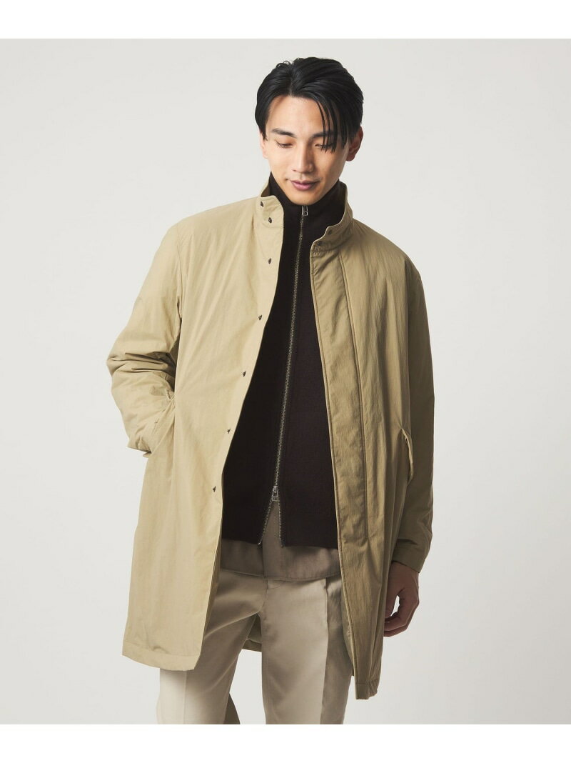 【SALE/10%OFF】UNITED ARROWS green label relaxing A+ ナイロン パデット モッズ スタンド コート -撥水・保温...