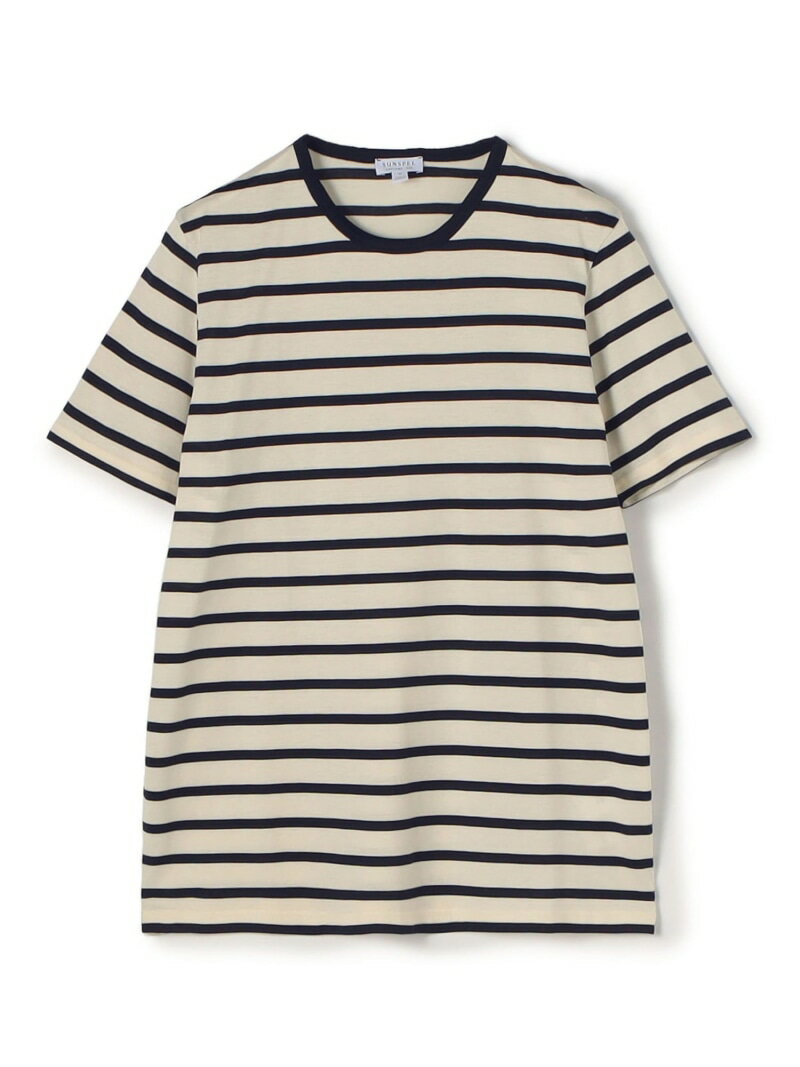 TOMORROWLAND BUYING WEAR SUNSPELコットン クルーネックTシャツ トゥモローランド トップス カットソー・Tシャツ グレー ネイビー【送料無料】