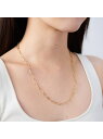 quip queint quip queint/rectangle cahin necklace フォブ アクセサリー・腕時計 ネックレス ゴールド【先行予約】...