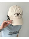 WEGO MEN'S Lカレッジロゴ刺繍キャップ ウィゴー 帽子 キャップ ホワイト ブラック