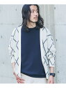 【SALE/60%OFF】Sonny Label 『洗濯可』ダイヤパターンボタンレスカーディガン サニーレーベル トップス カーディガン グリーン ホワイト グ...