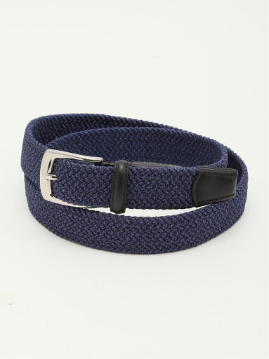 m.f.editorial ストレッチ メッシュベルト タカキュー ファッション雑貨 ベルト ブルー【送料無料】 m.f.editorial ストレッチ メッシュベルト タカキュー ファッション雑貨 ベルト ブルー【送料無料】