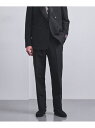 UNITED ARROWS ANGELICO チョークストライプ 1プリーツ スラックス R-MODEL ユナイテッドアローズ スーツ・フォーマル スーツパンツ...