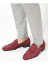 【SALE/55%OFF】MEN'S BIGI リアルレザースウェードコインローファー メンズ ビギ シューズ・靴 レースアップ・ドレスシューズ ネイビー レッ...