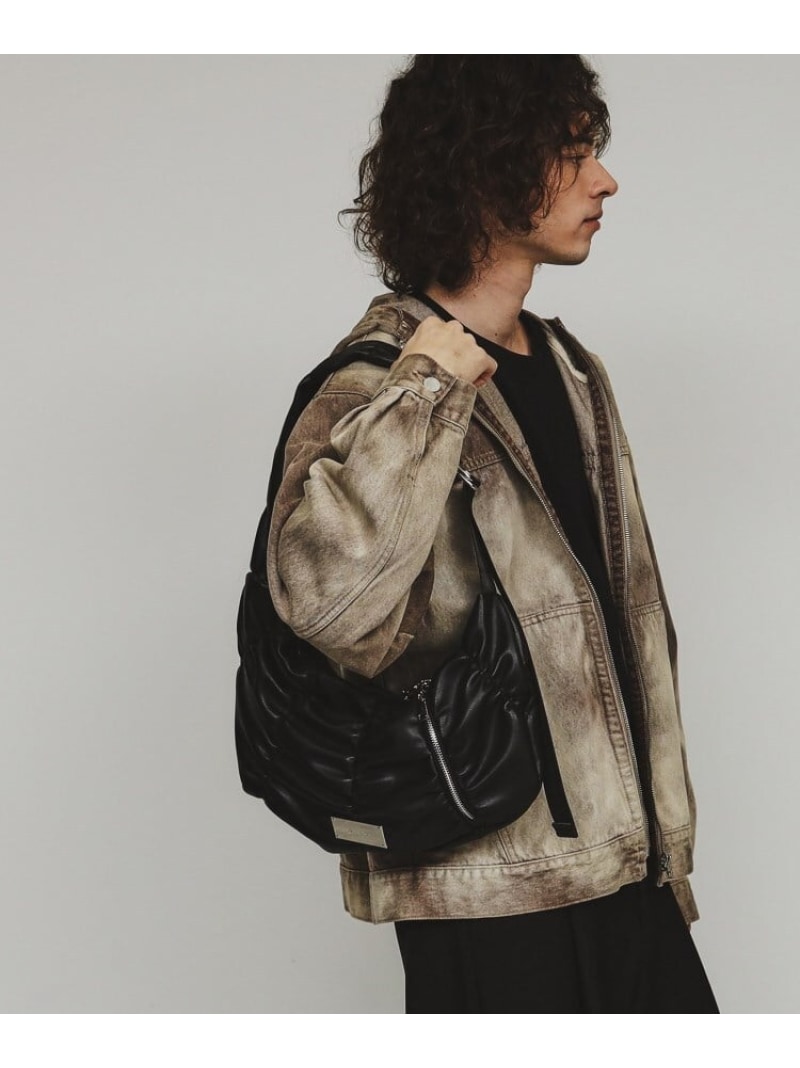 tk.TAKEO KIKUCHI 【パフィーシリーズ】ロータスショルダーバッグ ティーケータケオキクチ バッグ ショルダーバッグ オレンジ ブラック グレー ブルー ネイビー【送料無料】