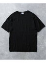 【SALE／30%OFF】417 EDIFICE 【MILLER / ミラー】別注パネルリブTシャツ フォーワンセブン エディフィス トップス カットソー・Tシャツ ブラック ホワイト【RBA_E】