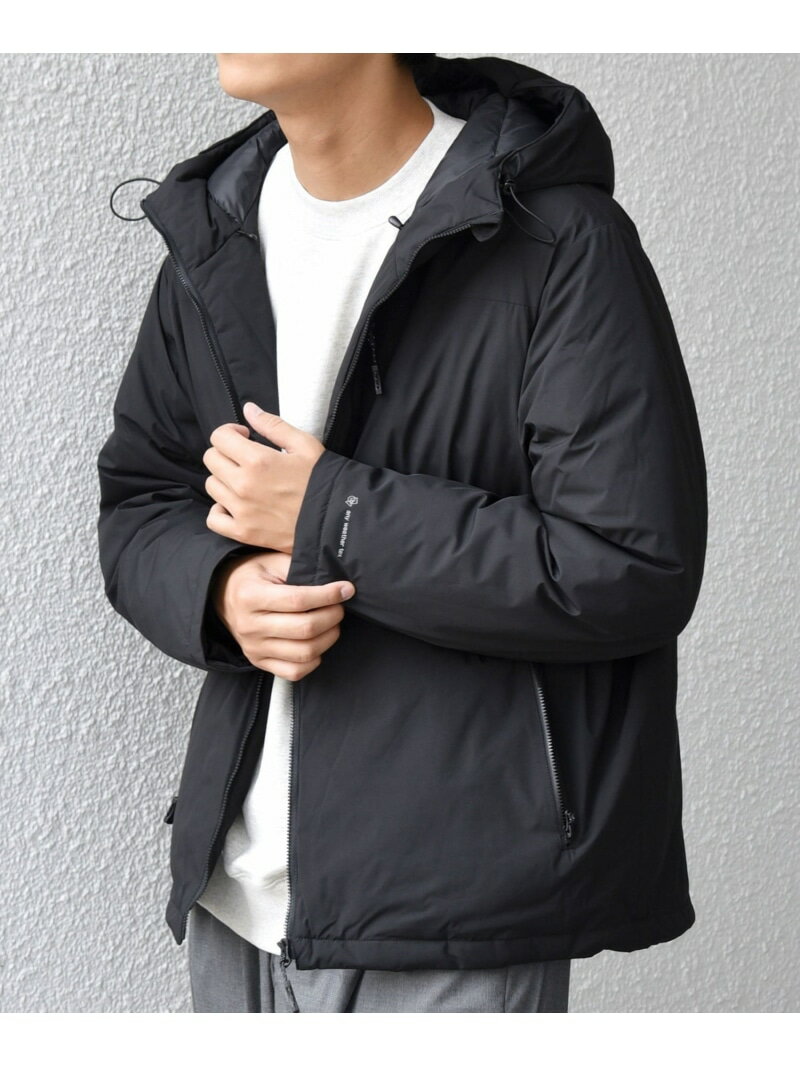 SHIPS any SHIPS any:＜撥水/防風等＞多機能 ダウン フード ブルゾン 25AW◆ シップス ジャケット・アウター ダウンジャケット・ダウンベスト グリーン ブラウン ブラック ネイビー【先行予約】*【送料無料】