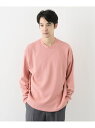 JOURNAL STANDARD 【FIFTH GENERAL STORE/フィフス ジェネラル ストア】Thermal Garment dye ジャーナル スタンダード トップス カットソー Tシャツ ピンク グリーン ブルー パープル イエロー【送料無料】