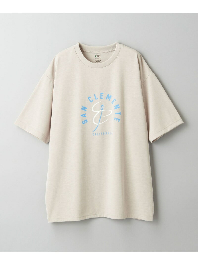 【SALE／50 OFF】California General Store ＜CGS.＞ SANCLEMENTE LUCK T/Tシャツ ユナイテッドアローズ アウトレット トップス カットソー Tシャツ ベージュ ホワイト【RBA_E】【送料無料】