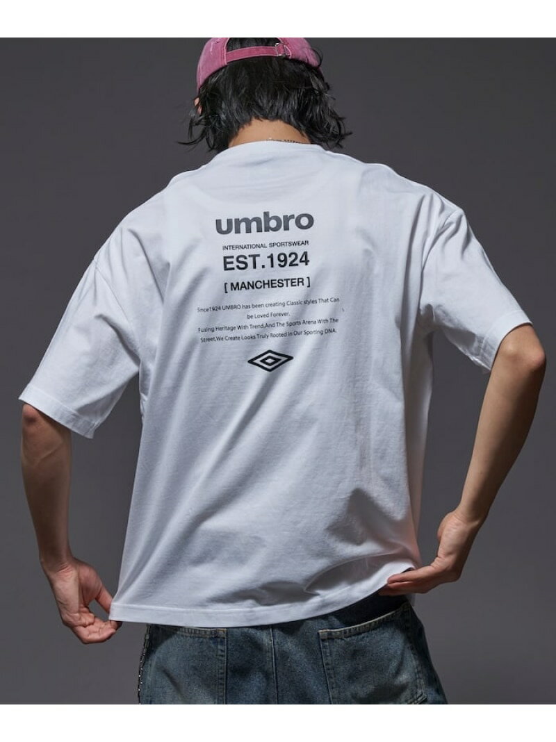 【SALE／11%OFF】UMBRO 別注 UMBRO バックプリントクルーネックTシャツ/プリント