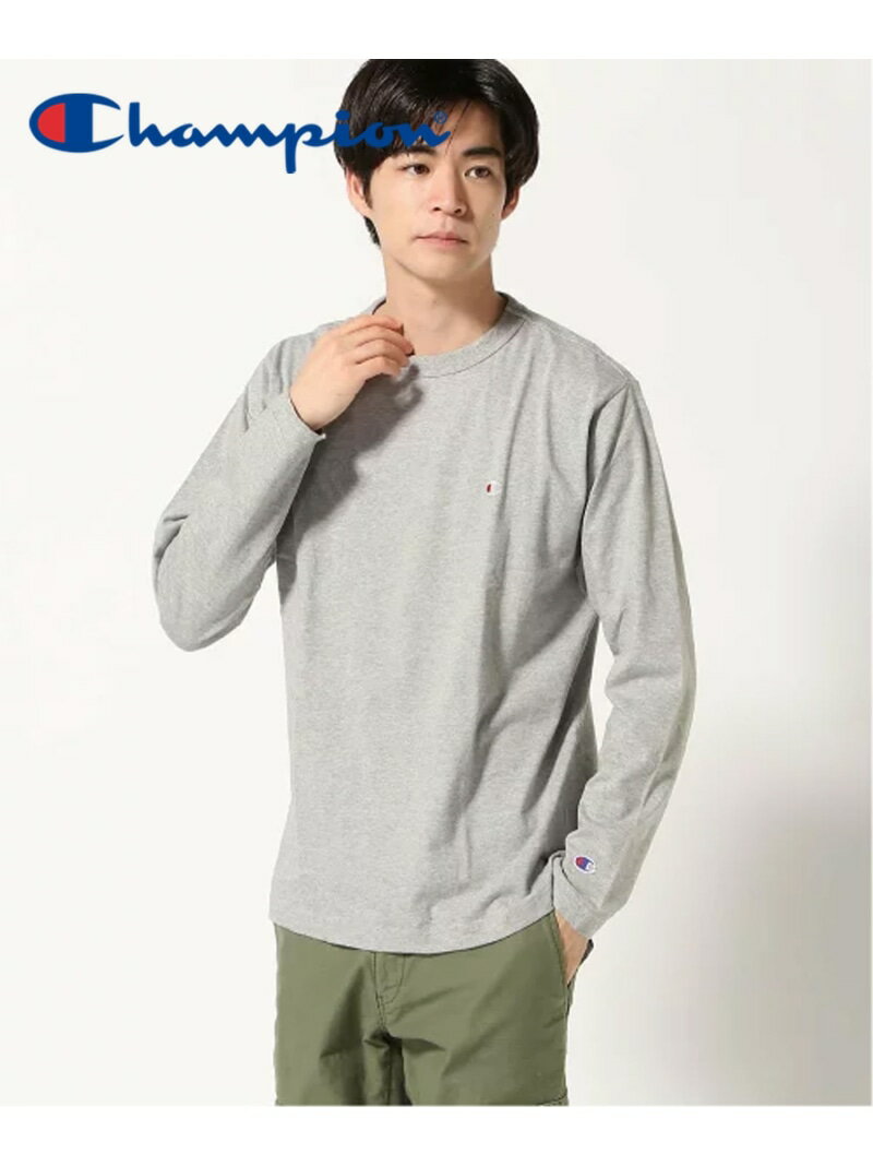 Champion Champion/(U)C3-Y428LONG SLEEVE T-SHIRT nhTC gbvX Jbg\[ETVc O[ lCr[ ubN zCg