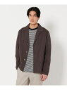 【SALE/30%OFF】UNITED ARROWS 【別注】<nomiamo> カノコ カットソージャケット ユナイテッドアローズ ジャケット・アウター テーラードジャケット・ブレザー ブラック ブラウン【RBA_E】【送料無料】
