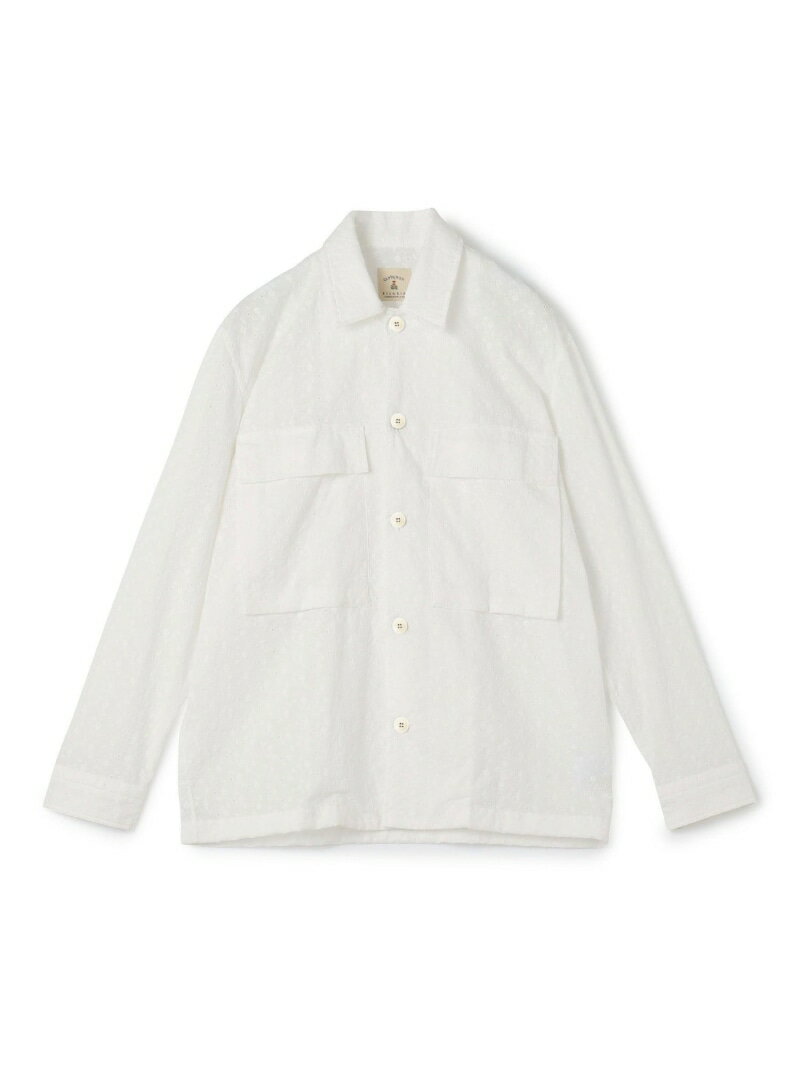 【SALE/30%OFF】TOMORROWLAND MEN 【別注】GUY ROVER エンブロイダリー オーバーシャツ トゥモローランド ジャケット・アウター ブルゾン・ジャンパー ホワイト【RBA_E】【送料無料】