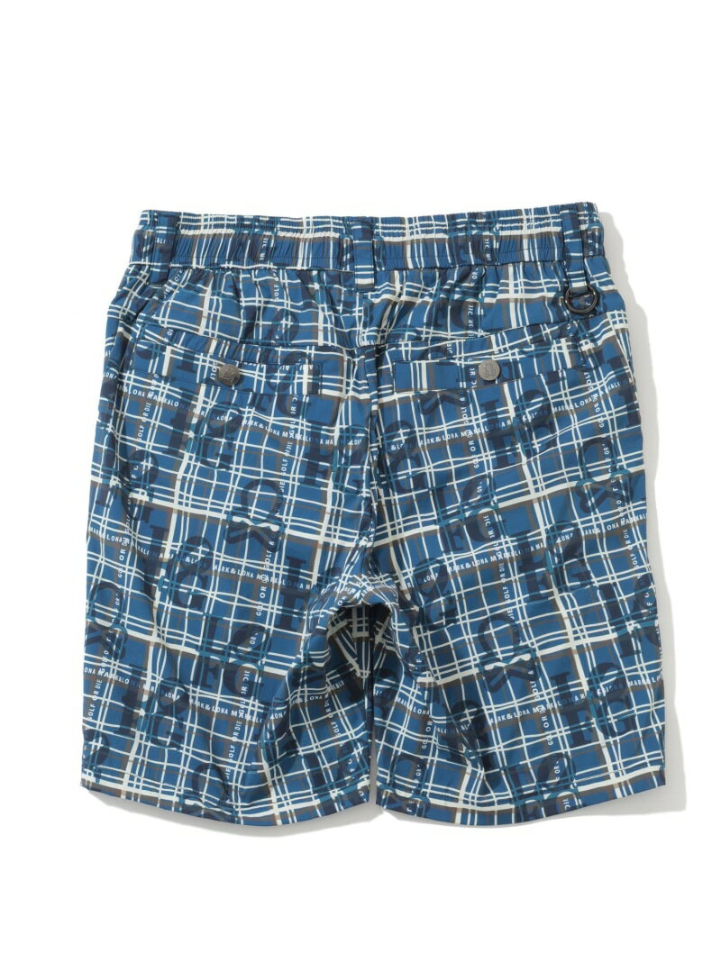 MARK & LONA Back Spin Lined Shorts ｜ MEN マークアンドロナ パンツ その他のパンツ ブルー【送料無料】