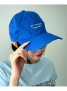 WEGO MEN'S Lフリーハンドロゴキャップ ウィゴー 帽子 キャップ ブルー ブラック