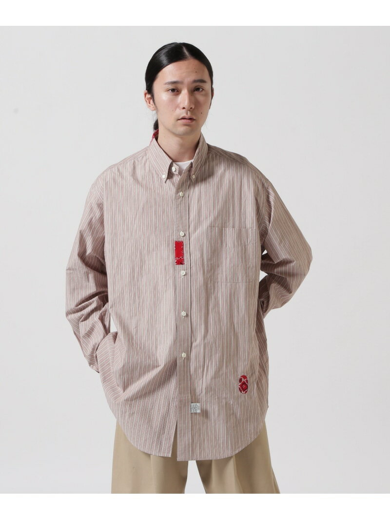 GARDEN TOKYO BOW WOW/oEE/BANDANNA REPAIR STRIPE SHIRTS K[f gbvX VcEuEX uE u[yz