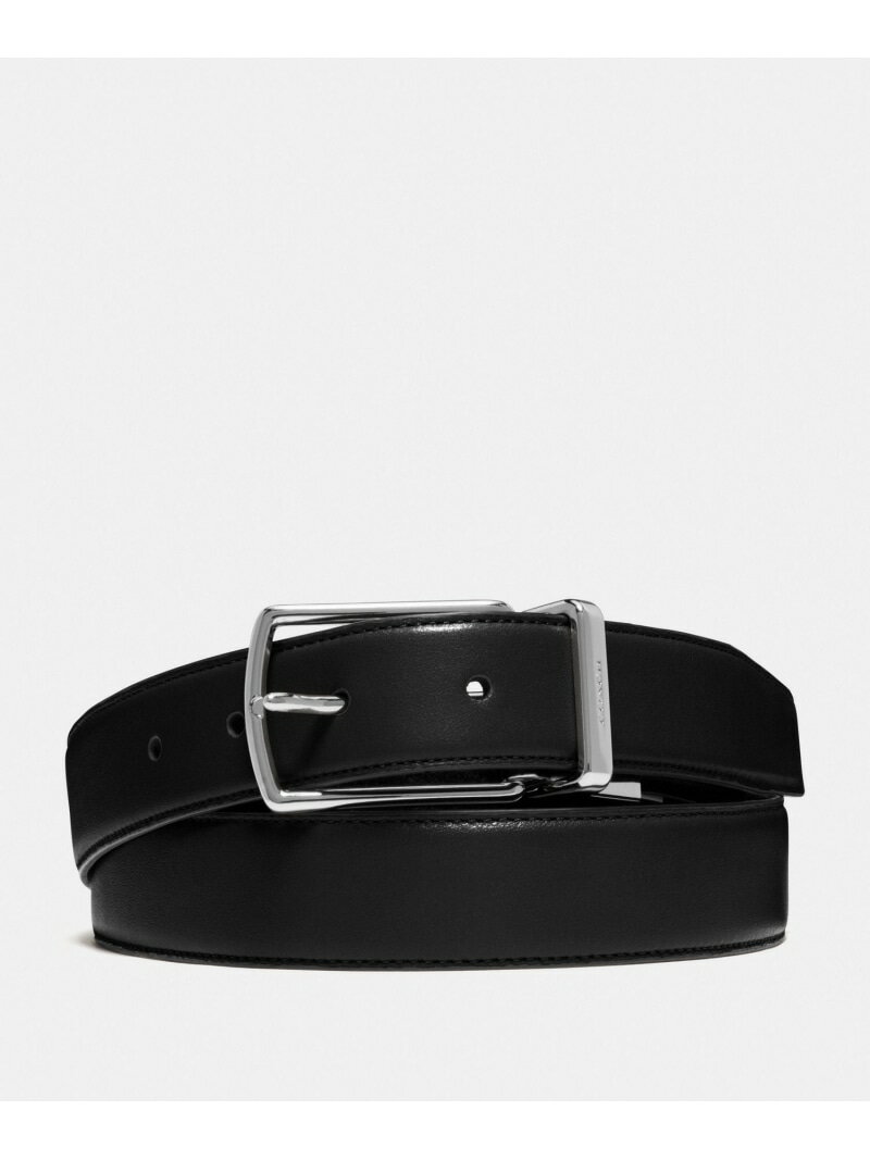 【SALE/60%OFF】COACH OUTLET ハーネス バックル カット トゥ サイズ リバーシブル ベルト・30MM コーチ アウトレット ファッション雑貨 ベルト ブラック【RBA_E】【送料無料】