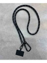 Magine EM : NoiR ノアール Pillar Rope Strap スマホロープストラップ マージン スマホグッズ・オーディオ機器 その他のスマホグッズ・オーディオ機器(2)