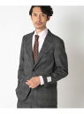 【SALE/50%OFF】CROWDED CLOSET 【super100's】ウール杢チェックジャケット/セットアップ対応 メンズ ビギ ジャケット・アウター テーラードジャケット・ブレザー グレー【RBA_E】【送料無料】