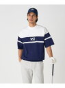 UNITED ARROWS GOLF メンズ プレーティング モックネック ユナイテッドアローズ スポーツ・アウトドア用品 ゴルフグッズ ブラック ネイビー【送...