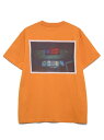 SEAGREEN (M)40/2 SOFT JERSEY T-SHIRT タトラスコンセプトストア トップス カットソー Tシャツ オレンジ ホワイト【送料無料】