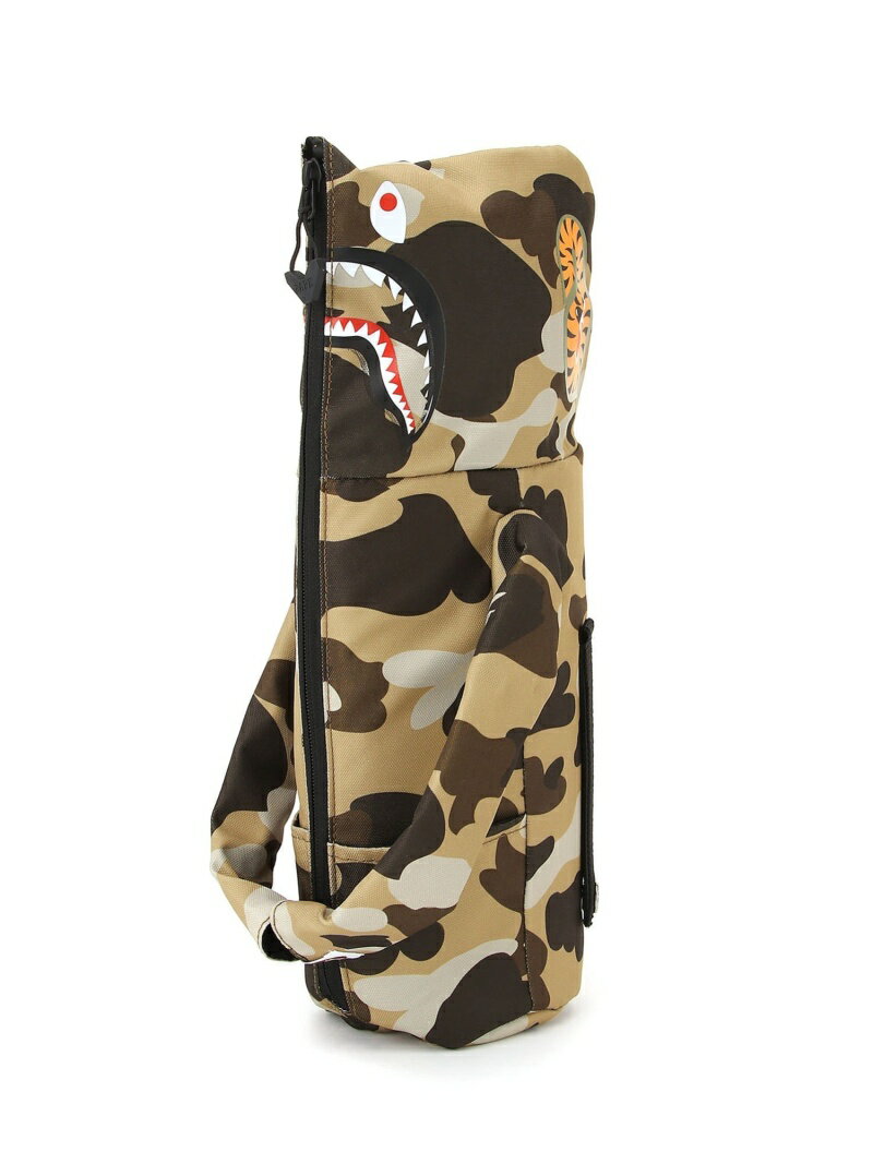 A BATHING APE BAPE CAMO SHARK HOODIE MULTI CASE M ア ベイシング エイプ スポーツ アウトドア用品 その他のスポーツ アウトドア用品 ベージュ グリーン【送料無料】