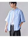 【SALE/30%OFF】RONEL 【RONEL】NCブロードシャツ(半袖) コーエン トップス シャツ・ブラウス ブルー【RBA_E】【送料無料】