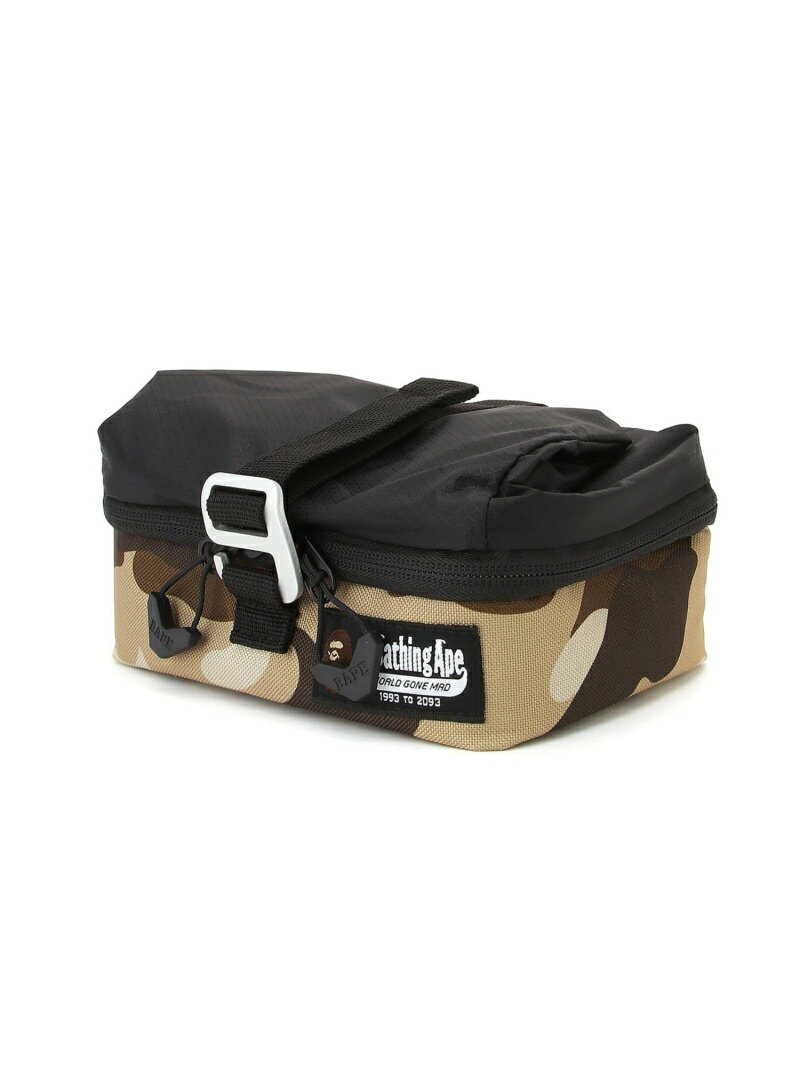 A BATHING APE BAPE CAMO BAG IN COOLER ア ベイシング エイプ 財布・ポーチ・ケース ポーチ ベージュ ..