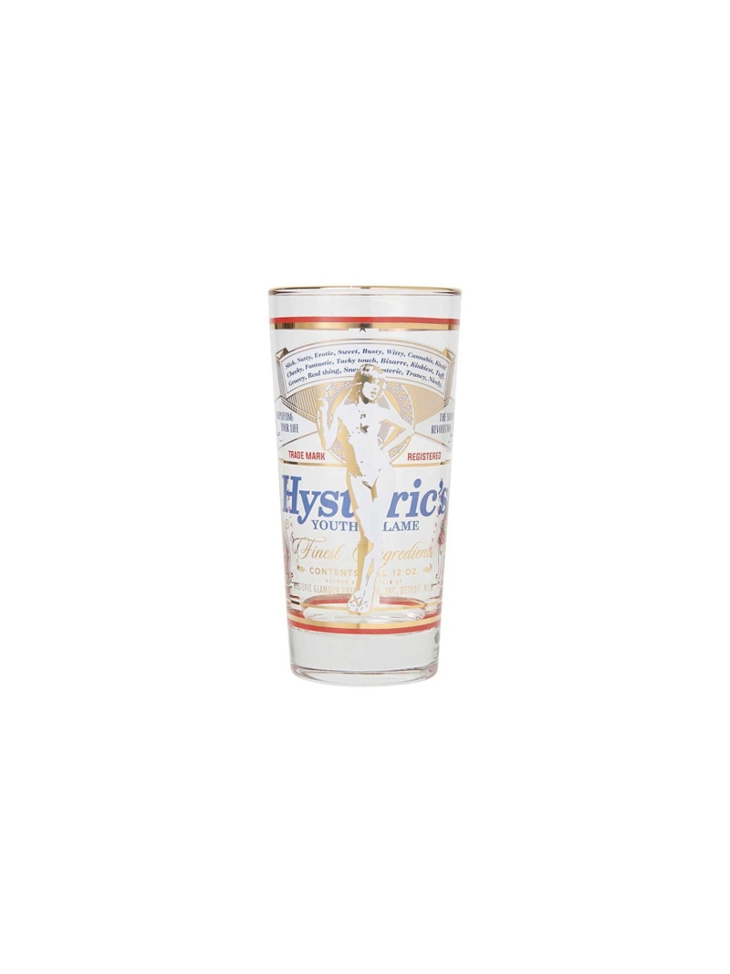 HYSTERIC GLAMOUR HG LABEL ビアグラス ヒステリックグラマー 食器・調理器具・キッチン用品 グラス・マグカップ・タンブラー【送料無料】