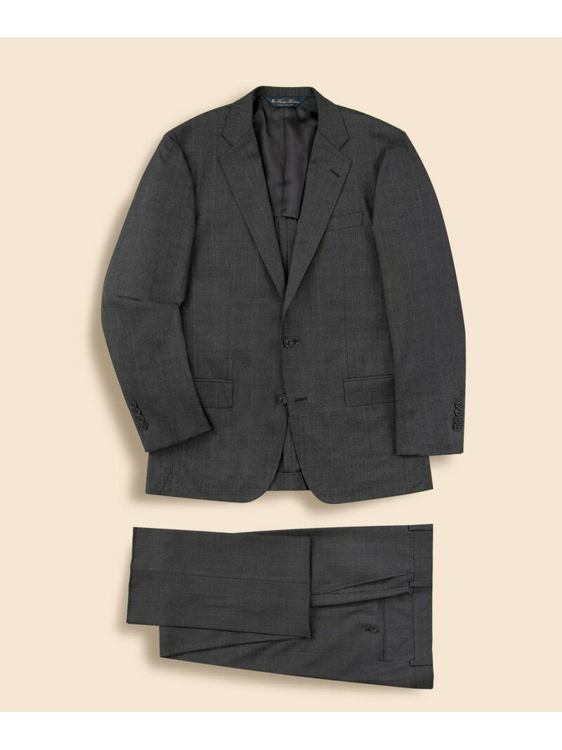 BROOKS BROTHERS ウール オーバーブルペイン グレンチェック シングル2釦スーツ Classic ブルックス ブラザーズ スーツ・フォーマル セッ...