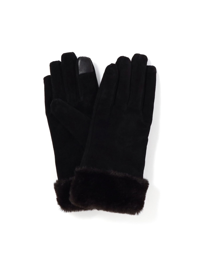 Francfranc スエードグローブ ブラック フランフラン ファッション雑貨 手袋 ブラック