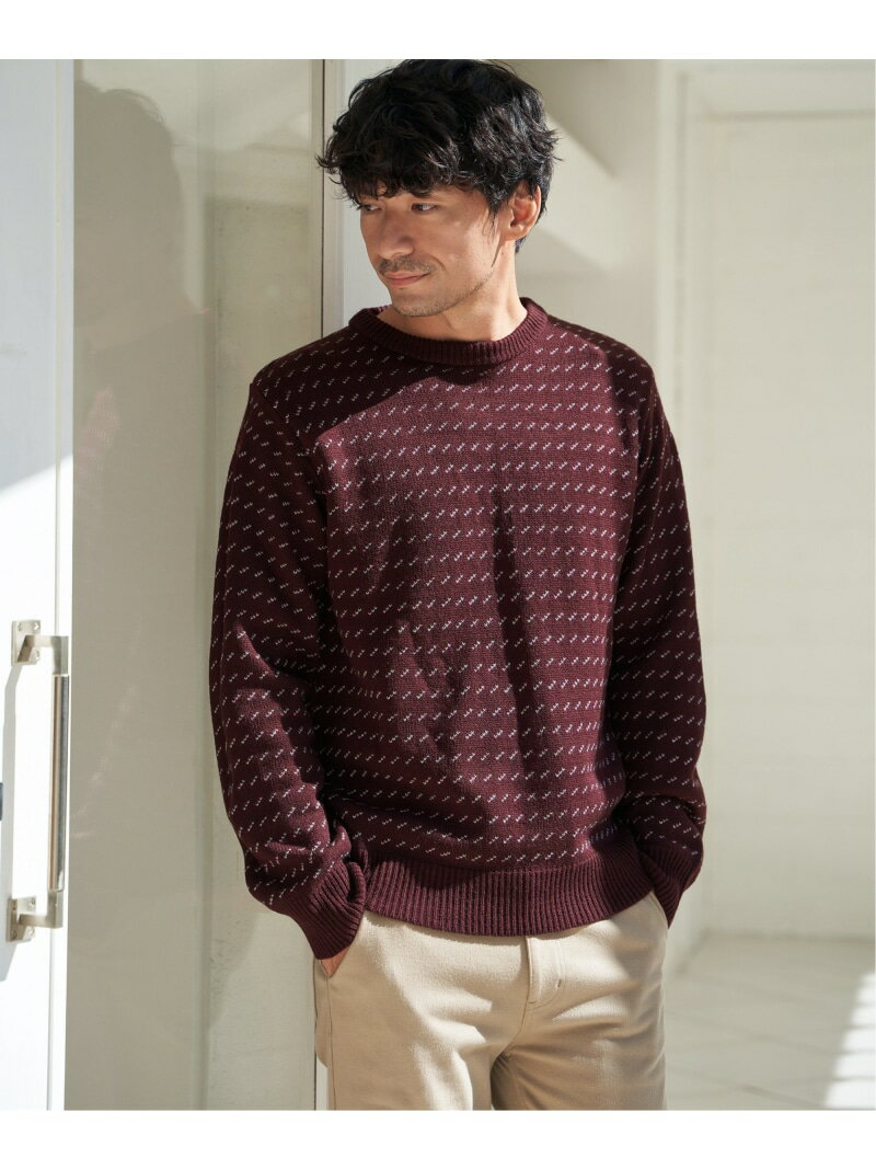 【SALE／30%OFF】ikka カラーバーズアイニット イッカ トップス その他のトップス ブルー グレー ワインレッド【RBA_E】【先行予約】*