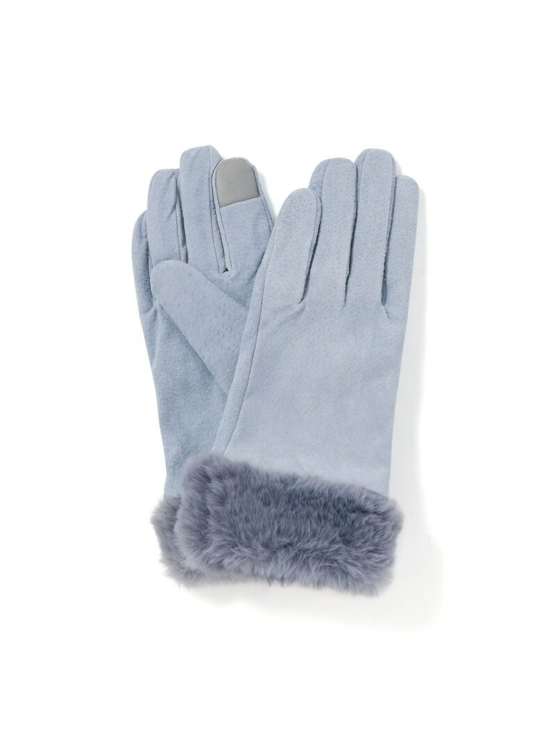 Francfranc スエードグローブ ブルー フランフラン ファッション雑貨 手袋 ブルー