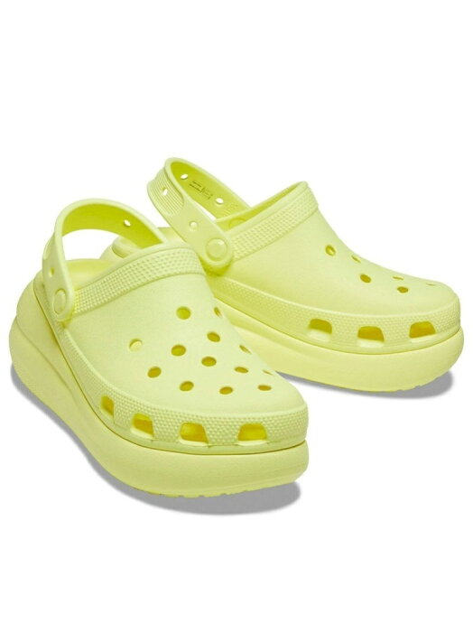 crocs crocs Classic Crush Clog アトモスピンク シューズ サンダル/ミュール イエロー【送料無料】