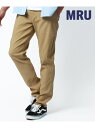 【SALE/8%OFF】MRU MRU チノパン メンズ スーパー ストレッチ ズボン テーパードパンツ マルカワ パンツ チノパンツ レッド ネイビー ベージュ ブラック カーキグリーン グレー ホワイト【RBA_E】