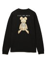 SILAS BEAR L/S TEE SILAS サイラス トップス カットソー・Tシャツ ブラック ブラウン ホワイト【先行予約】*【送料無料】