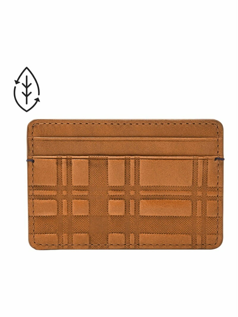 【SALE／50%OFF】FOSSIL FOSSIL/(M)BRONSON CARD CASE ML4566235 フォッシル 財布・ポーチ・ケース 名刺入れ・カードケース ブラウン【RBA_E】