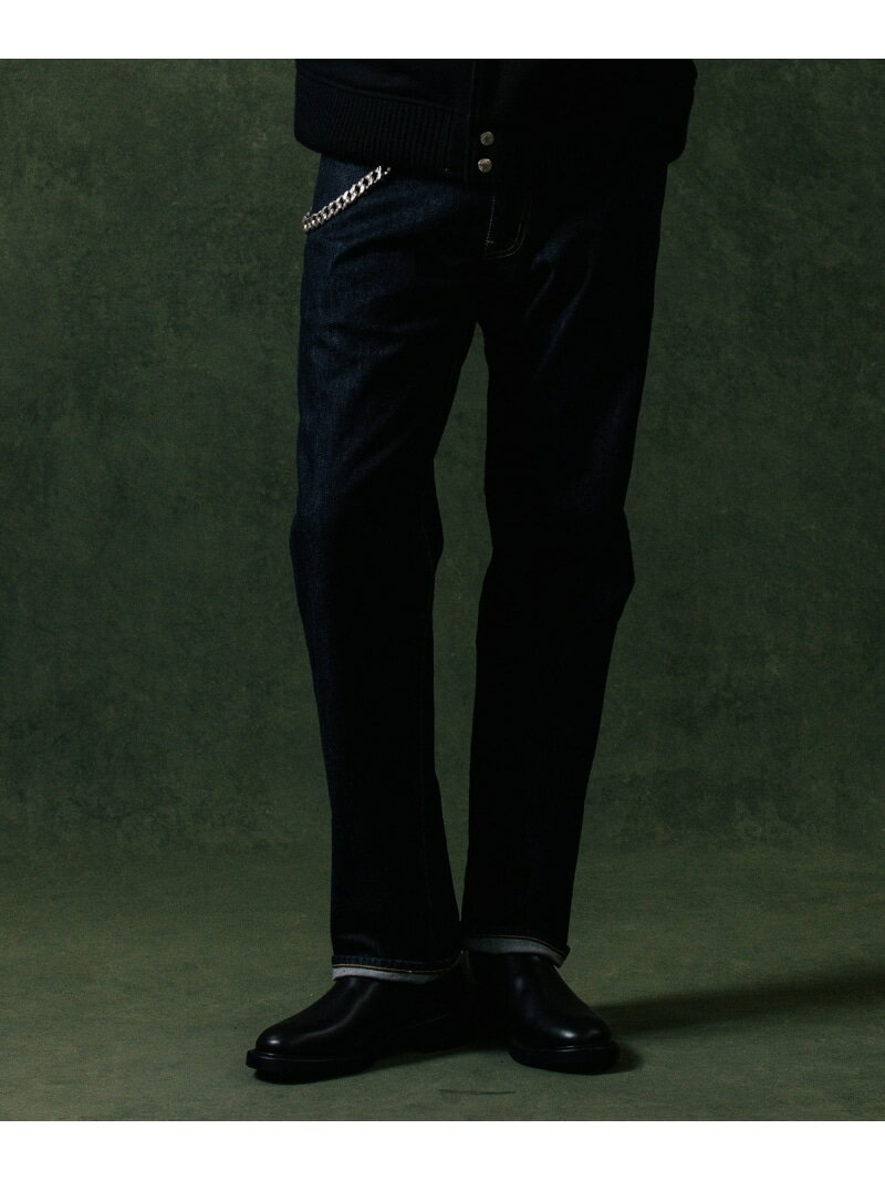 【CRIMIE】クライミー ストレッチ ブラックテーパードデニムパンツ CRIMIE】クライミー ストレッチ ブラックテーパードデニムパンツ